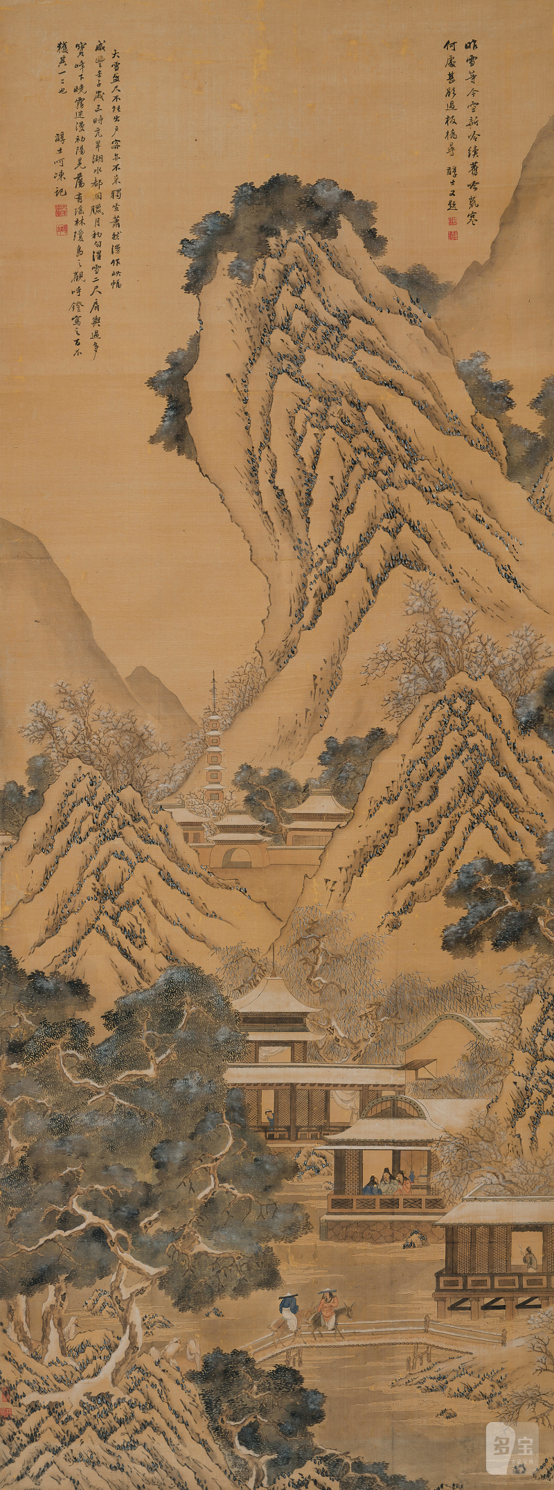 戴 熙（1801-1860） 雪晴访友 - 图2